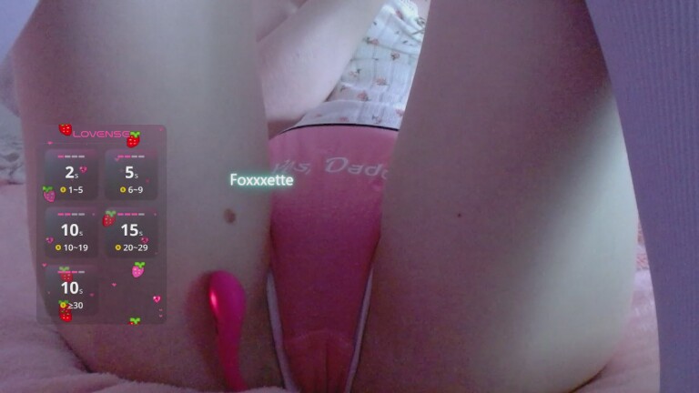 Foxxxette's Streamate show and profile